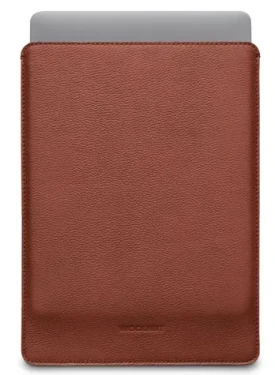 Woolnut Leather Sleeve pouzdro pro Macbook Pro 14 hnědá (7350070361413)