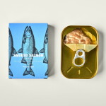 Nicolas Vahé Uzený losos v olivovém oleji 110 g, modrá barva