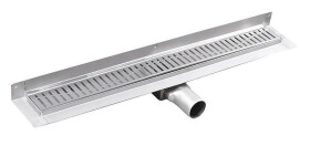 GELCO - MANUS ONDA nerezový sprchový kanálek ke stěně 750x112x55, GMO23 GMO23