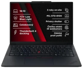 Lenovo ThinkPad E14 Gen 7 černá / 14" / Intel Core Ultra 7 258V / 32GB / 1TB SSD / Intel Arc / W11P (21U20055CK)
