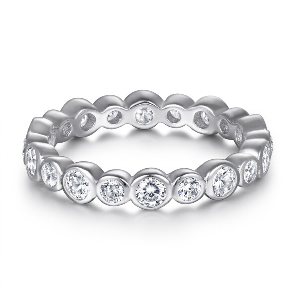 LUNICA Stříbrný prstýnek KLID Velikost prstenu: 8 (EU: 57-58) 0615_8