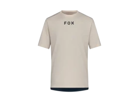 Fox Ranger pánský dres krátký rukáv Wordmark Chalk vel. M
