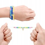 Kruzzel Kreativní sada na výrobu náramků, barevne korálky 4200 ks