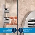 GROHE - Precision Sprchový set s termostatem pod omítku, průměr 25 cm, chrom 34883000