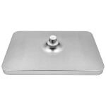 REA - Obdélníková dešťová sprcha JS-032 Brushed Nickel REA-P0394