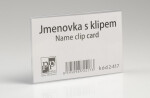 Jmenovka klipem PP