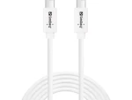 Sandberg USB 3.1 G2 2M 100W bílá / kabel USB-C na USB-C 3.1 Gen 2