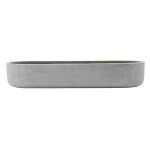 House Doctor Adventní svícen Marb Grey Polystone, šedá barva