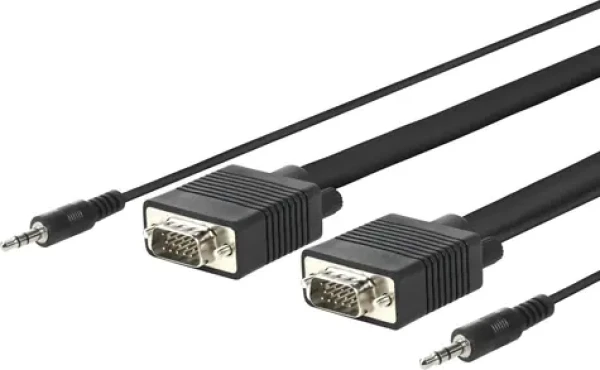 Vivolink Pro VGA + Audio M - M 15m / 1920x1200 / EDID / 15pin / trojí stínění (PROVGAS15)