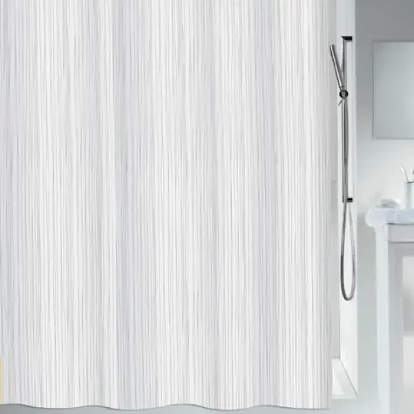 Spirella RAYA sprchový závěs 180 x 200 cm bílý / polyester (7610583144188)