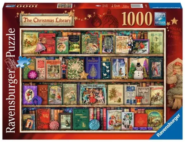 Ravensburger 19801 Aimee Stewart: Vánoční knihovna 1000 dílků