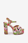Sandály na podpatku model 214389 Step in style 40