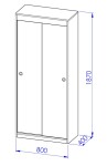 Skříň sestavy Office C512
