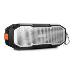 Fantec Novi T30 stříbrná / Přenosný bluetooth reproduktor / IP67 / 5200mAh / 2x5W (1946-F)