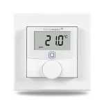 Homematic IP HmIP-BWTH Nástěnný termostat se senzorem vlhkosti a spínaným výstupem 230V – zápustná montáž (HmIP-BWTH)