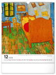 Nástěnný kalendář 2026 NOTIQUE - Vincent van Gogh, 30 x 34 cm