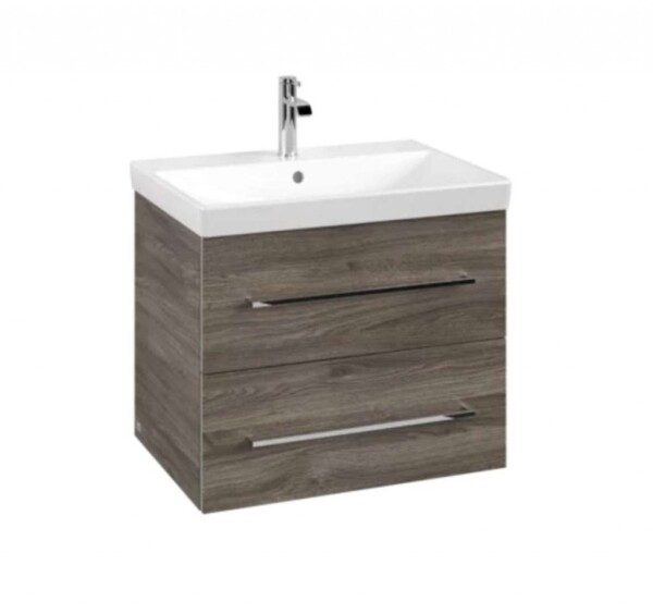 VILLEROY & BOCH - Avento Umyvadlová skříňka, 63x51x45 cm, 2 zásuvky, Stone Oak A89000RK