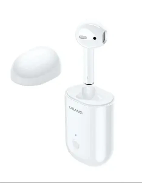 USAMS LB Mono Stereo Wireless Headset bílá (6958444962597)