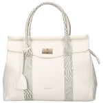 Trendy dámská koženková kabelka do ruky Camila, béžová