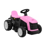 Mamido Dětský elektrický traktor s přívěsem růžový