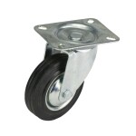 Kolečko pojezdové, 100mm, otočné, tvrdá pryž, 60kg