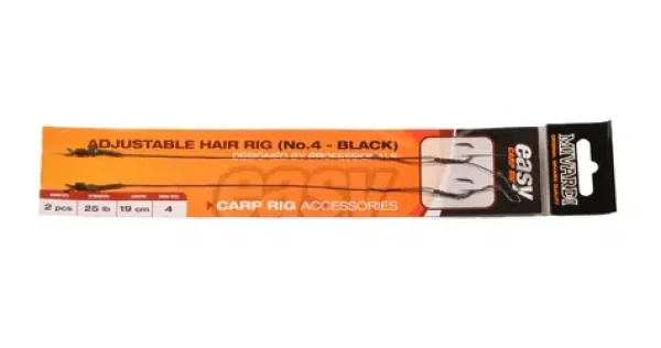 Mivardi Návazec Adjustable hair rig EASY Velikost 2 Černý (M-ACERRAHB02)