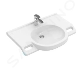 VILLEROY & BOCH - ViCare Umyvadlo Vita 800x550 mm, bez přepadu, otvor pro baterii, alpská bílá 41208101