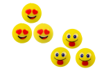 Mamido Sada gumových míčků emoji žluté