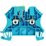 Weidmüller 8731660000 zkušební oddělovací řadová svorka šroubovací modrá 100 ks