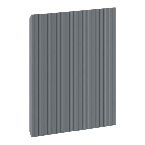 MEXEN - Rivel čelo pro koupelnovou skříňku reliéf 40 x 43,5, grafit mat 91A21-0400-470-1-66