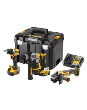 DeWalt DCK355P2T / Aku sada DeWalt DCG405 + DCH172 + DCD800 / 2x Aku 5.0 Ah / 1x Kufr / nabíječka (DCK355P2T)