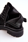 Dámské Traperové Boty na Zip Černé Apolosi 37