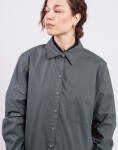 Armedangels Loose Poplin Shirt Blouse 2682 space steel L