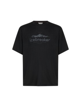 ICEBREAKER Mens Merino 150 Tech Lite SS Rlxd T ibHeritage, Black velikost: S