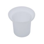 Kielle - Náhradní nádobka pro WC kartáč, matné sklo 90403251