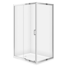 CERSANIT - SPRCHOVÝ KOUT OBDÉLNÍK 120x90X190 TRANSPARENT SKLO S154-004