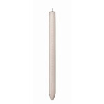 Ester & erik Adventní svíčka Cylindrical 28 cm – 22 Linen grey, šedá barva, vosk