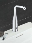 GROHE - Essence E Infračervená elektronická umyvadlová baterie se směšovacím zařízením a nastavitelným omezovačem teploty, chrom 36445000