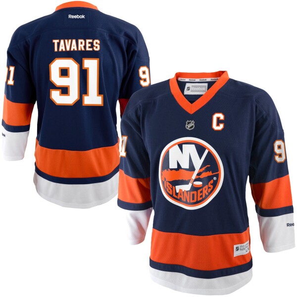 Dětský dres New York Islanders #91 John Tavares Reebok Replica Home Velikost: L/XL