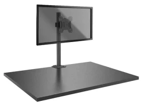 Lindy černá / Rameno na monitor / krátké / 17-28" / nosnost 8 kg / náklon -45 - 45° / rotace 360° (40656)