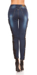 Sexy Koucla Skinnies krajkou denimblue