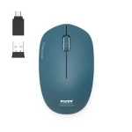 PORT CONNECT Wireless COLLECTION safírová / bezdrátová myš / USB-A/USB-C dongle / 2.4Ghz / 1600 DPI     (900545)