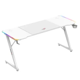 Huzaro Hero 4.8 RGB bílá / Herní stůl / 160 x 60 x 74 cm (HZ-HERO 4.8 RGB WHITE)