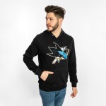 47 Brand Pánská Mikina San Jose Sharks Imprint 47 BURNSIDE Hood Velikost: