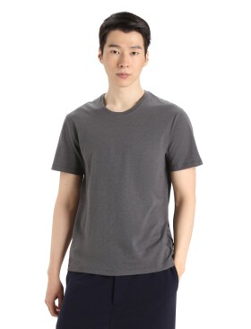 Pánské triko krátký rukáv ICEBREAKER Mens Central Classic SS Tee, Monsoon velikost: L