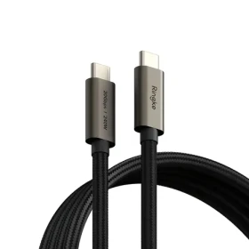 Ringke USB-C - USB-C 100 cm černá / Kabel USB-C / USB 3.2 Gen / PD 240 W