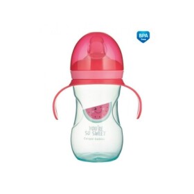 Tréninkový hrníček Canpol Babies s úchyty So Cool - růžový, 270 ml