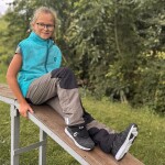 Vesta dětská chlupatá se stojáčkem, Pidilidi, PD1140-15, tyrkysová - 122 | 7let