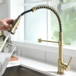 REA - Uzávěr s perlátorem pro kuchyňskou baterii Colin Brush Gold REA-B9707