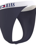 Dámské kalhotky Jeans UW0UW04087 C87 modré - Tommy Hilfiger S
